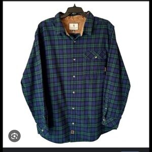 Legendary Whitetails Blue and Green Checkered Shirt